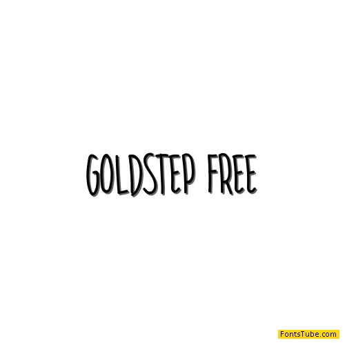 GOLDSTEP FREE Font