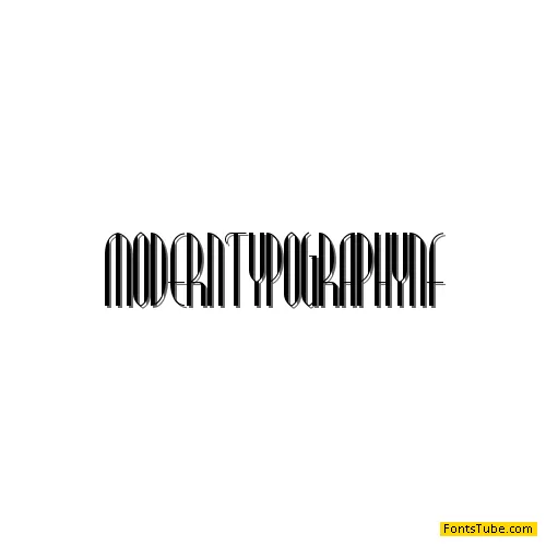 Modern Typography NF Font