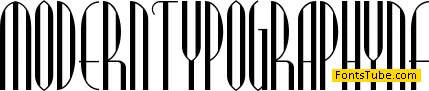 Modern Typography NF Font