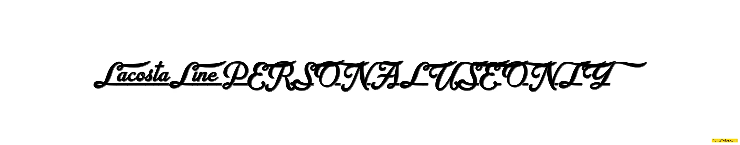 Lacosta Font Family