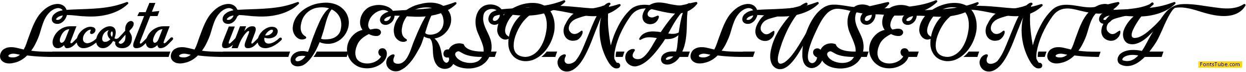 Lacosta Font Family