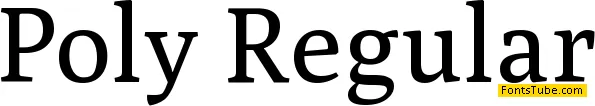 Poly Font Family
