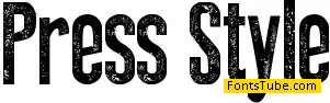 Press Style Font