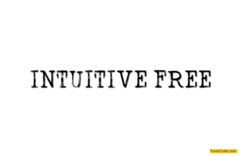 INTUITIVE FREE Font