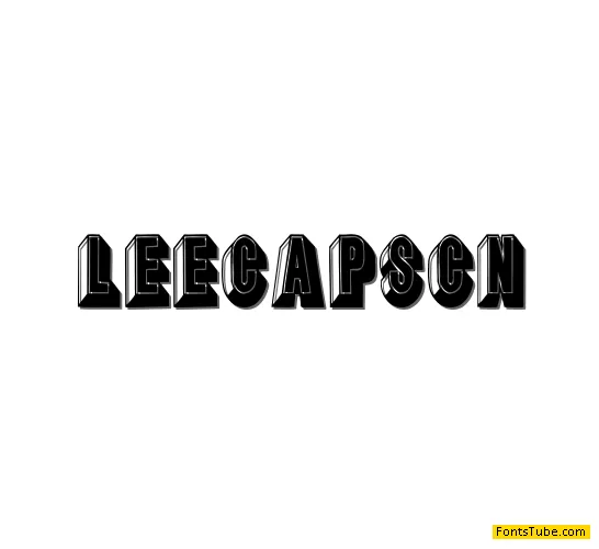LeeCaps Font Family