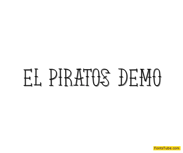 El Piratos demo Font