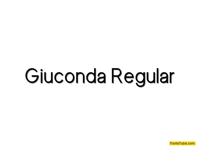Giuconda Regular Font