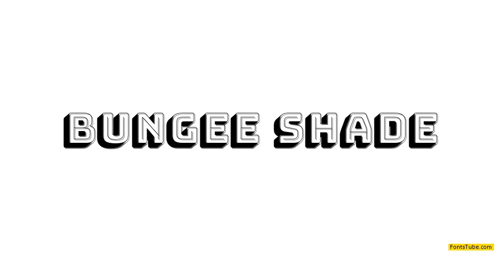 Bungee Font Family