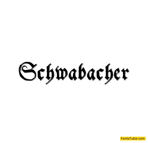 Schwabacher Font