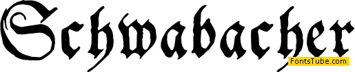 Schwabacher Font