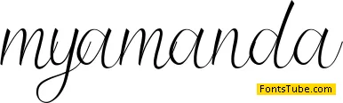 My Amanda Font