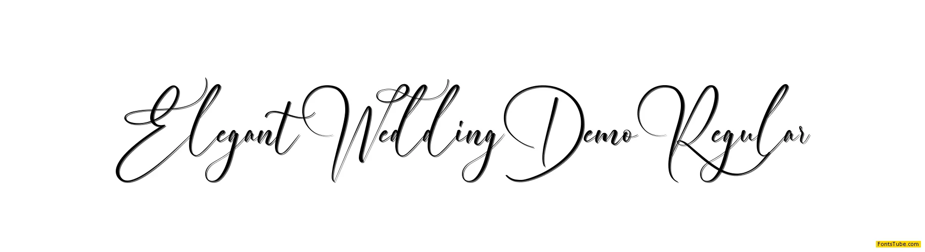 Elegant Wedding Demo Font