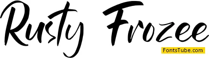 Rusty Frozee Font