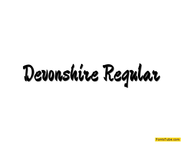 Devonshire Font