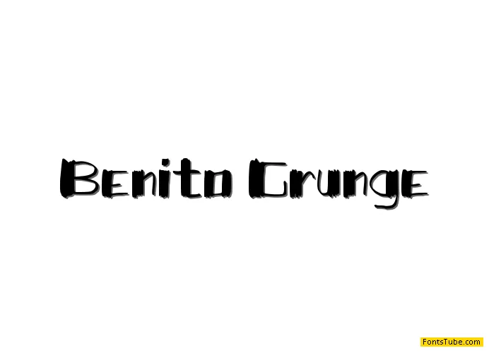 Benito Grunge Font