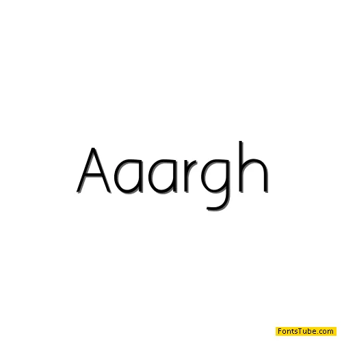 Aaargh Font