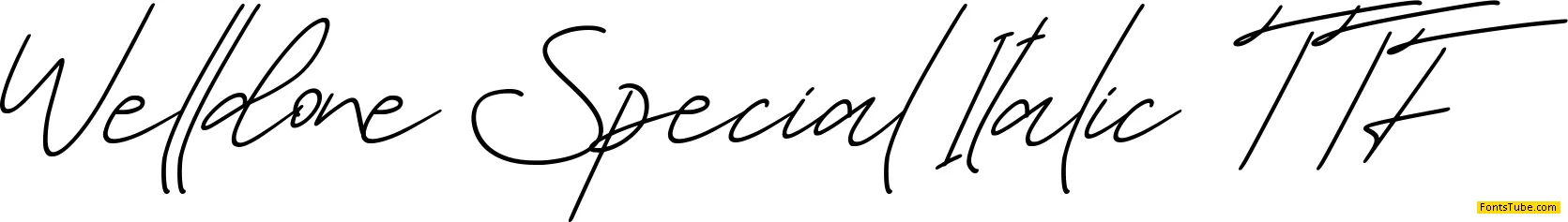 Welldone Special Font Family