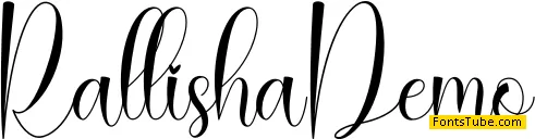 Rallisha Demo Font