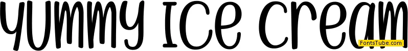 Yummy Ice Cream Font