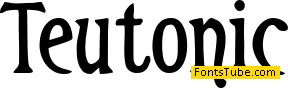 Teutonic Font