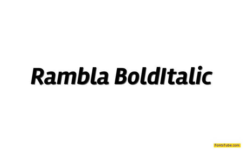 Rambla Font Family