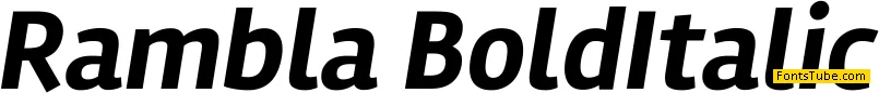 Rambla Font Family