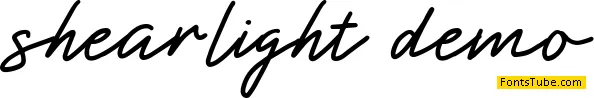 Shearlight Font