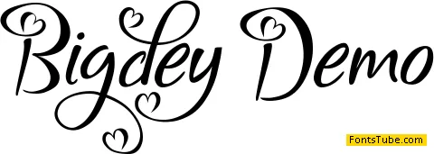 Bigdey Font