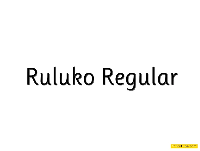 Ruluko Font