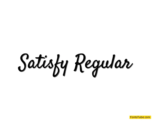 Satisfy Font