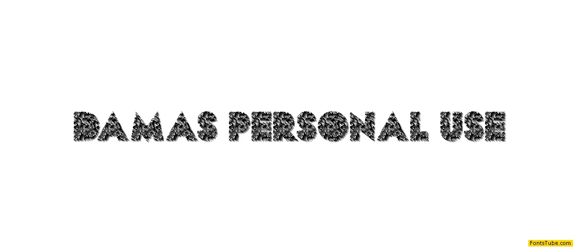 DAMAS PERSONAL USE Font