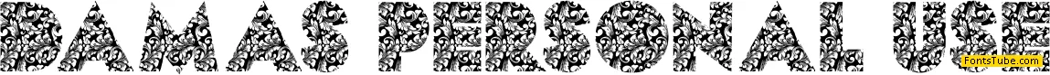DAMAS PERSONAL USE Font