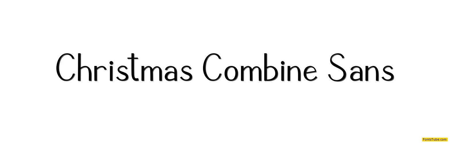 Christmas Combine Sans Font