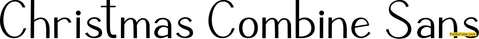 Christmas Combine Sans Font