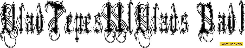 Vlad Tepes II (Vlads Dad) Font