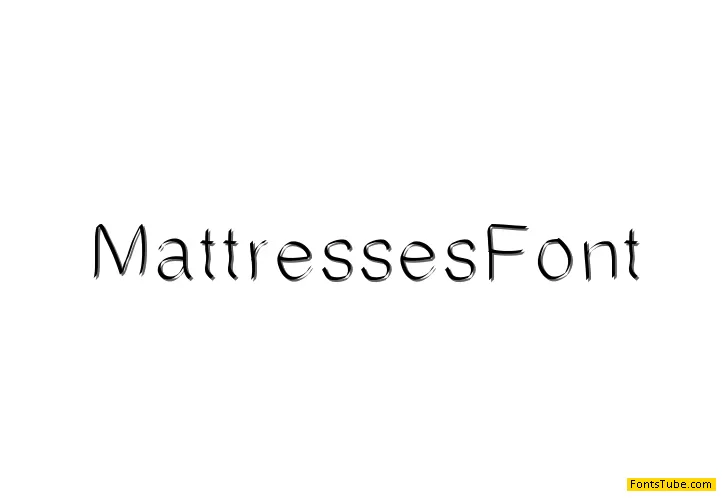 MattressesFont Font