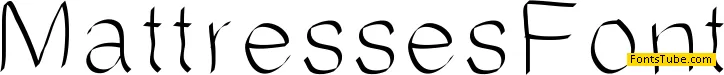 MattressesFont Font