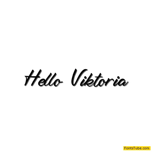 Hello Viktoria Font Free Font Download | Fonts Tube