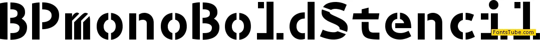 BPmono Font Family