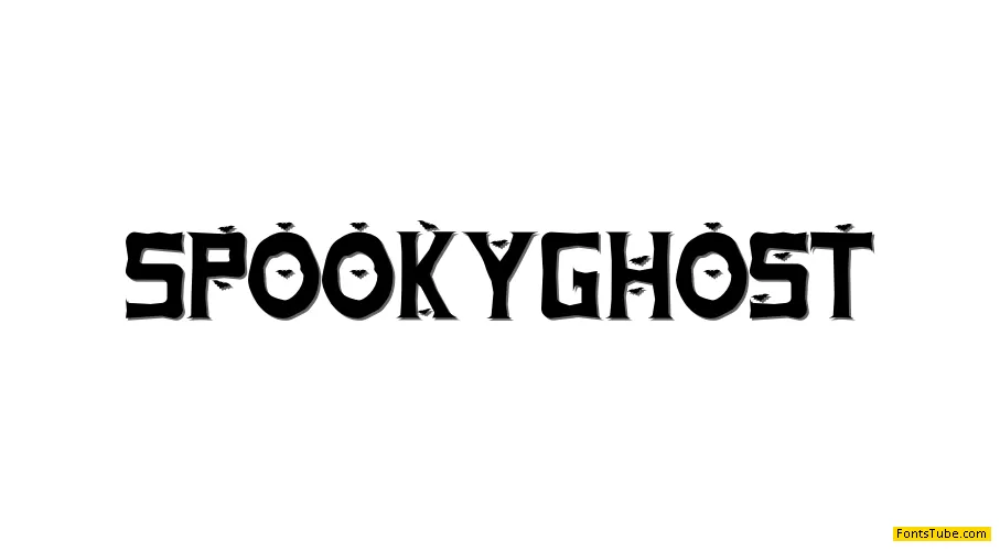 Spooky Ghost - Personal Use Font