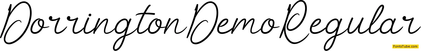 Dorrington Demo Font