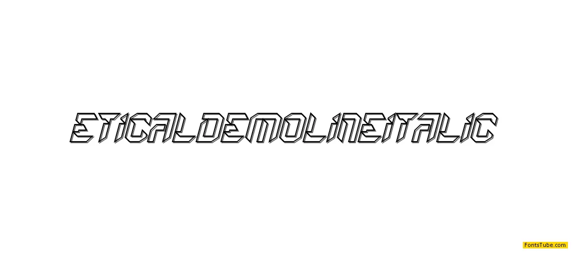 Etical Demo Font Family