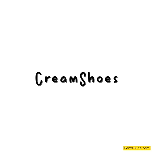 CreamShoes Font