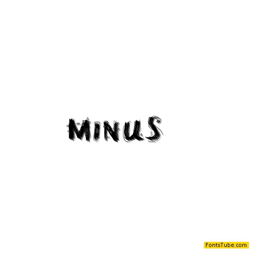 minus Font