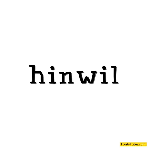 Hinwil Font
