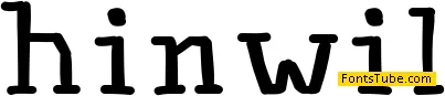 Hinwil Font