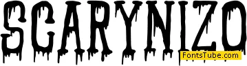 SCARYNIZO Font Family