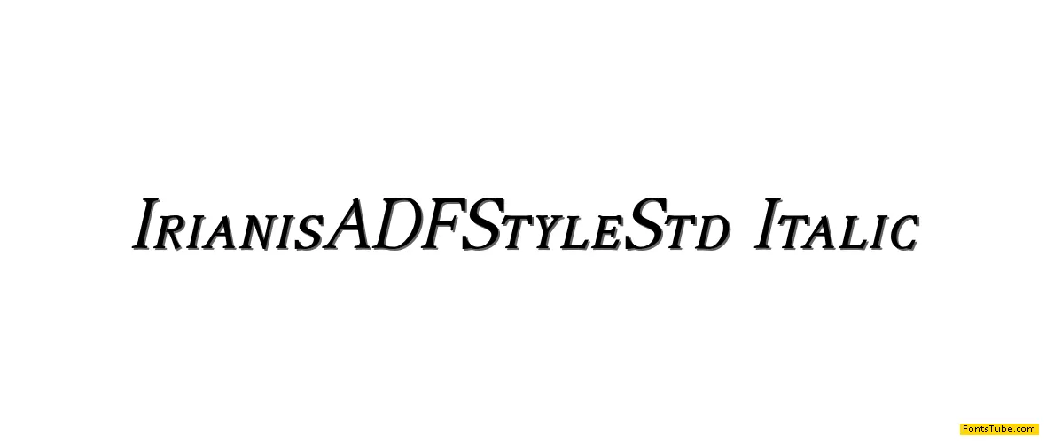 Irianis ADF Font Family