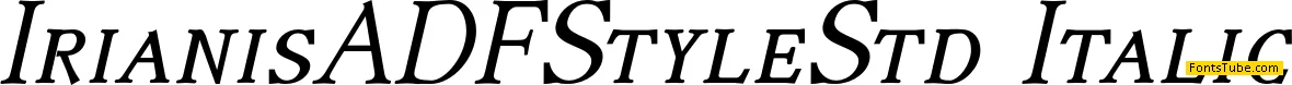 Irianis ADF Font Family