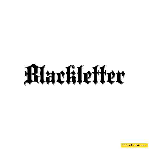 Blackletter Font Family